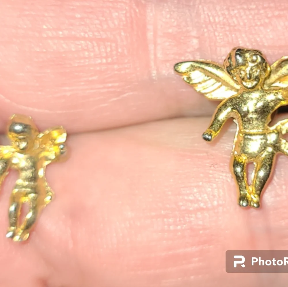 Two Vintage Angel Pins